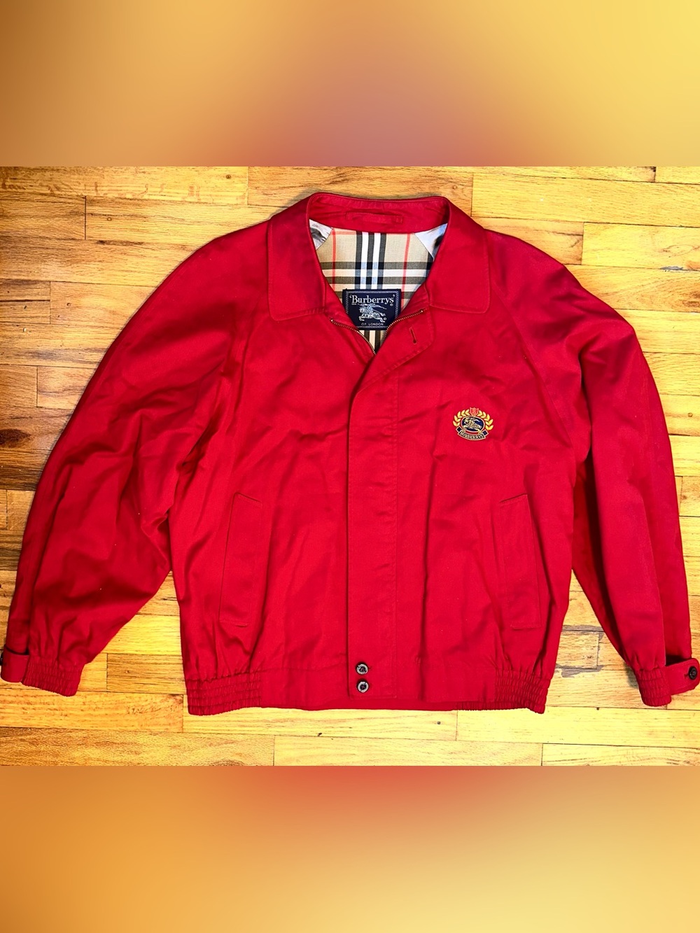Vintage 90’s Burberry Jacket with Classic Nova Check Lining